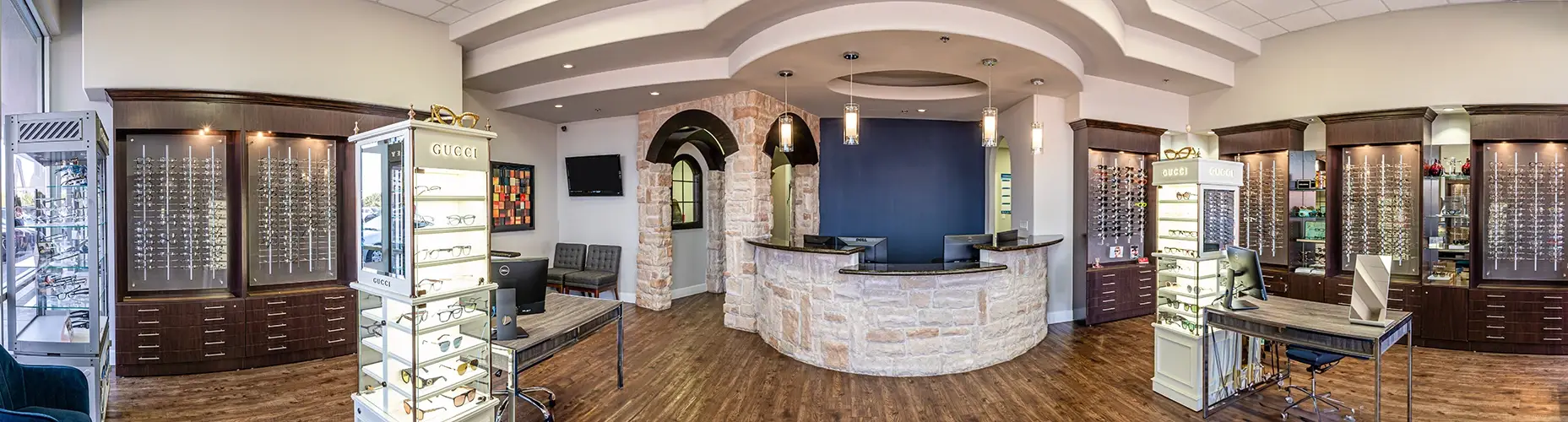 Memorial Eye Center - Sienna eyewear display