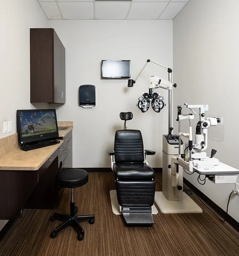 10330 Highway 6 Exam room at Memorial Eye Center - Sienna