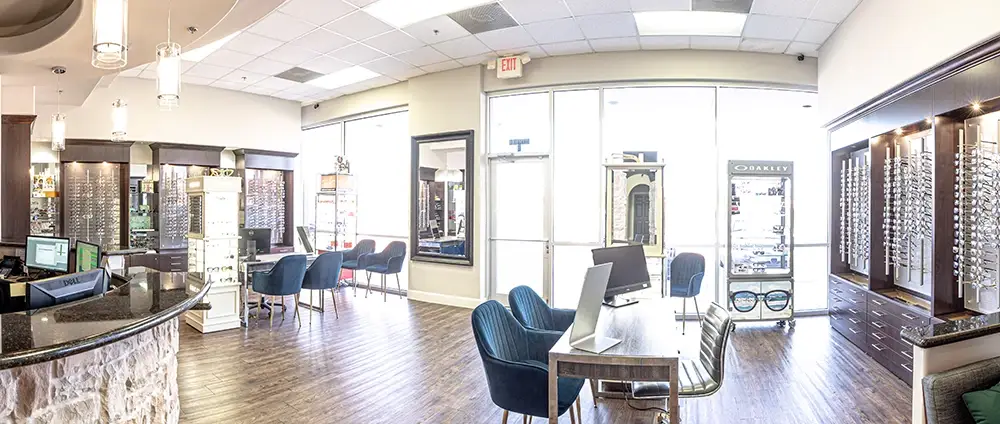 Memorial Eye Center - Sienna office eyewear display