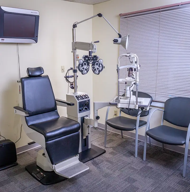 Waiting area inside Forniss Optometric
