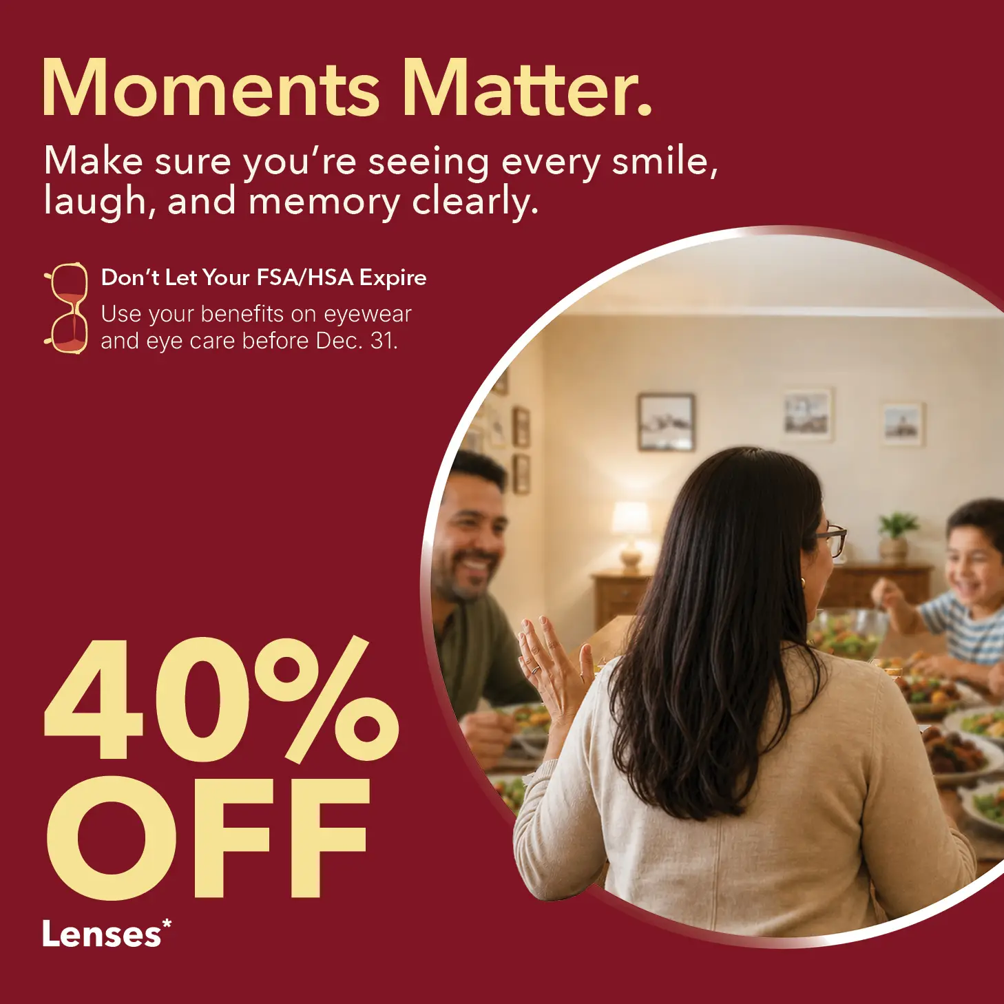 40% Off Lenses