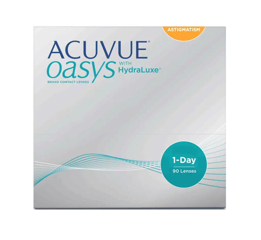 ACUVUE® OASYS 1-DAY with HydraLuxe™ TECHNOLOGY for ASTIGMATISM