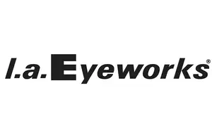 I.A. Eyeworks logo in black and white