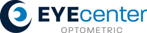 Eye Center Optometric logo with a stylized eye and text