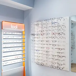 eyeglasses on display in wesley eye care