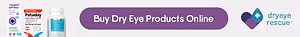 Advertisement for Dry Eye Products Online including Optase and Pataday, with a call to action to buy them online, and a logo for dryeye rescue.