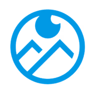 Logo of Mountains with a Flame