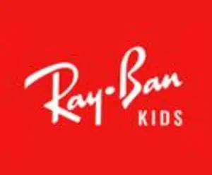 Ray-Ban Kids logo on a red background