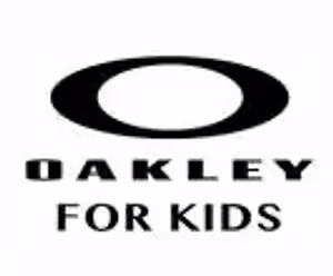 Oakley for kids logo on a white background