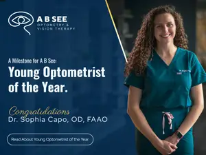 Congratulations Dr. Sophia Capo, OD, FAAO, Young Optometrist of the Year at AB See Optometry and Vision Therapy