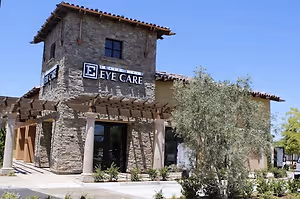 Bakersfield Eye Care Optometric Center exterior building entrance