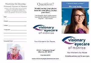Visionary Eyecare of Monroe offers comprehensive primary care for your eyes, specializing in eyeglass sales and repair, and digital eye care services.