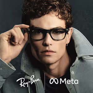 Ray-Ban-logo-and-Meta-logo-in-black-text-with-a-man-adjusting-glasses