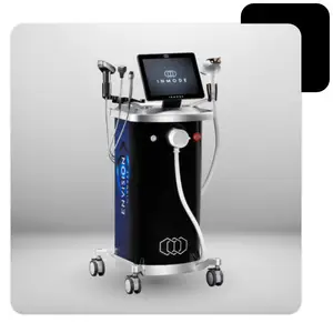 A high-tech medical device with a monitor and wheels, branded 'Envision' by Inmode