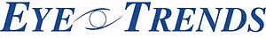 Eye Trends logo in blue font on a white background