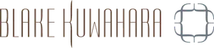 Blake Kuwahaara logo with a stylized letter B and a square logo