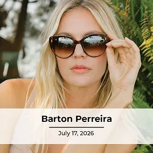 Barton Pereira - A woman wearing sunglasses is posing for a picture on July 17, 2026