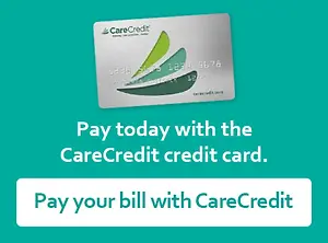 Pay today with the CareCredit credit card advertisement