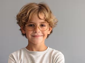 boy curly hair