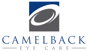 Camelback Eye Care logo featuring a stylized eye and the text Camelback Eye Care