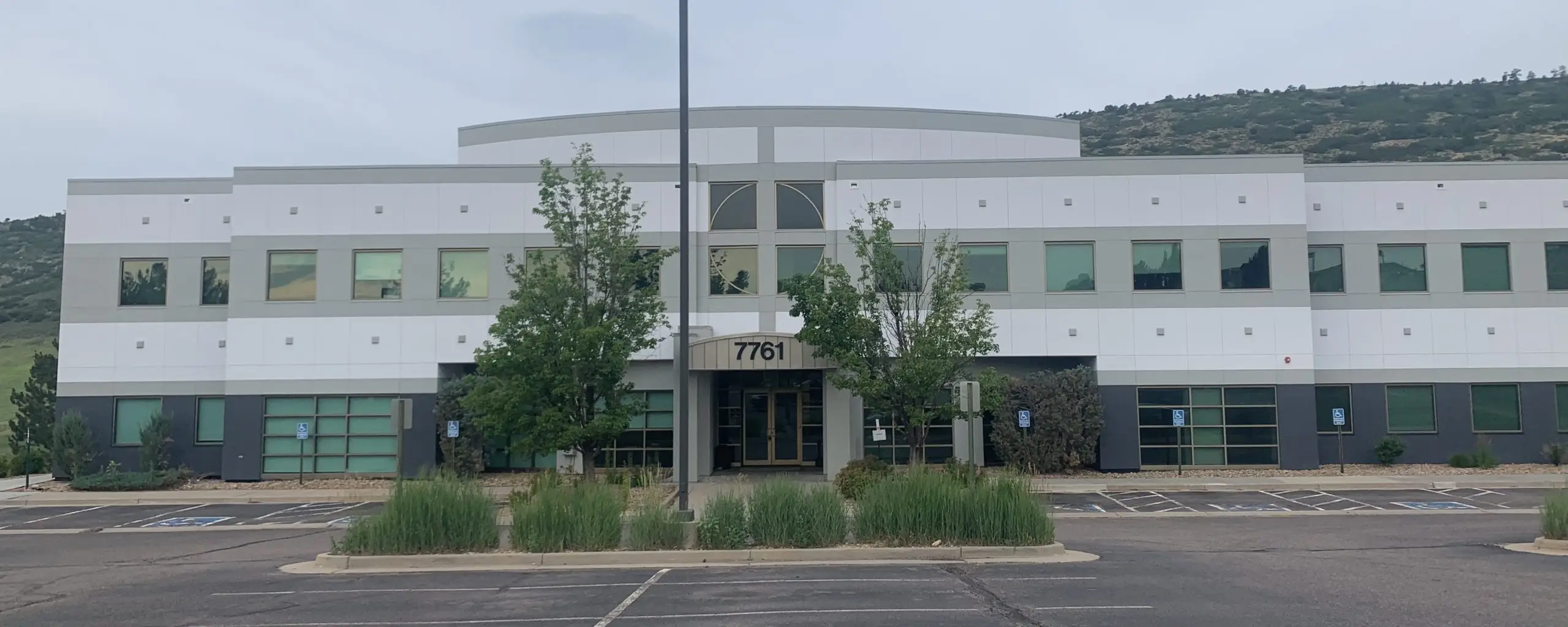 a large building with a number 7761 on the front