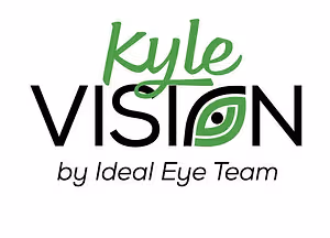 Kyle Vision by Ideal Eye Team logo with green eye icon