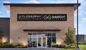 SolidSight Eyecare building exterior on a sunny day