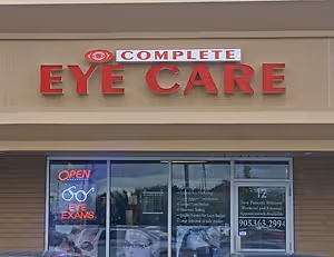 Complete Eye Care office building in Mississauga, ON.