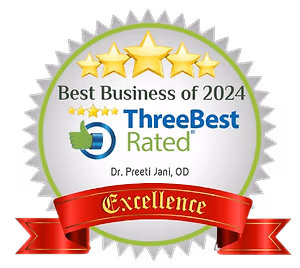 Three Best Rated Best Business of 2024 Dr. Preeti Jani, OD