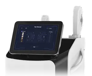 An image of a hair removal machine with a screen and control panel