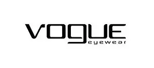VOGUE Eyewear logo with a black and white design