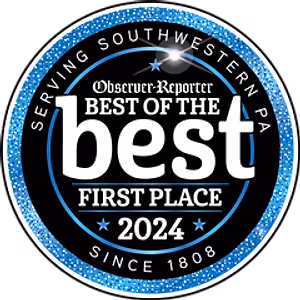 Best of the Best First Place 2024 badge from the Observer-Reporter