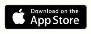 An image with a black background and a white Apple logo, with the words 'Download on the App Store' in white text