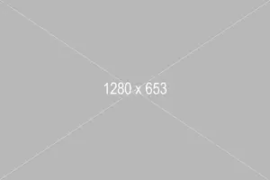 An empty gray background with a white line pattern and a text overlay that reads 1280 x 653.