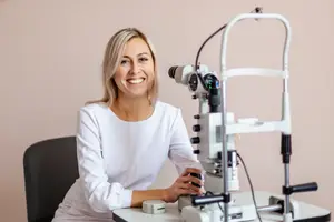 Midlothian Optometrist with device