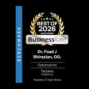 Best of 2026 award for Dr. Foad J. Shirazian, OD, Optometrist in Tarzana, California