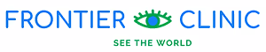 Frontier Clinic See the World logo with eye icon