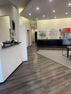 optometric clinic interior - Oakley Square Eye