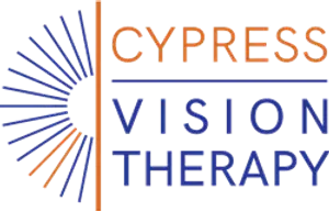 Cypress Vision Therapy logo featuring a sunburst and text