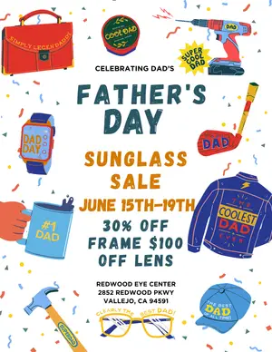 Father's Day Sunglasses Sale Advertisement