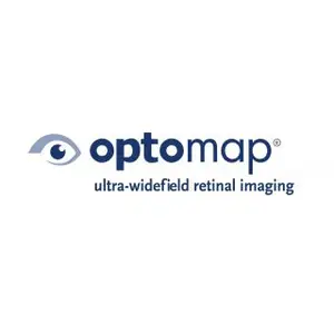 Optometrist company logo Optomap ultra-widefield retinal imaging