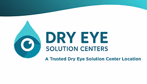 Dry Eye Solution Centers logo featuring a teardrop symbol and text