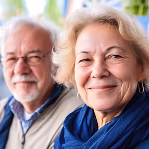 elderly couple