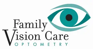 Family Vision Care Optometry logo featuring an eye icon