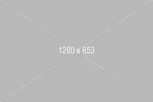 An empty gray background with a white line pattern and a text overlay that reads 1280 x 653.