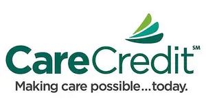 CareCredit logo with tagline 'Making care possible...today.'