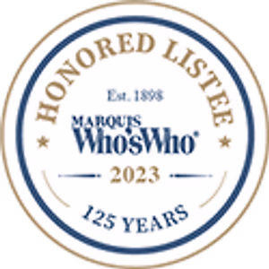 Who's Who Honorees 2023 Marquis 125 Years Logo