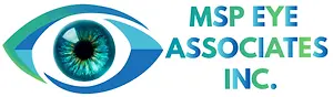 MSP Eye Associates Inc. logo featuring an eye illustration